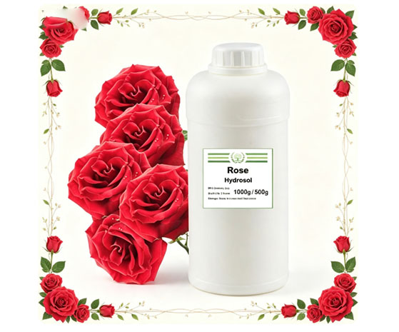 Skincare Basic - 1000ml Pure Natural Rose Hydrosol Rose