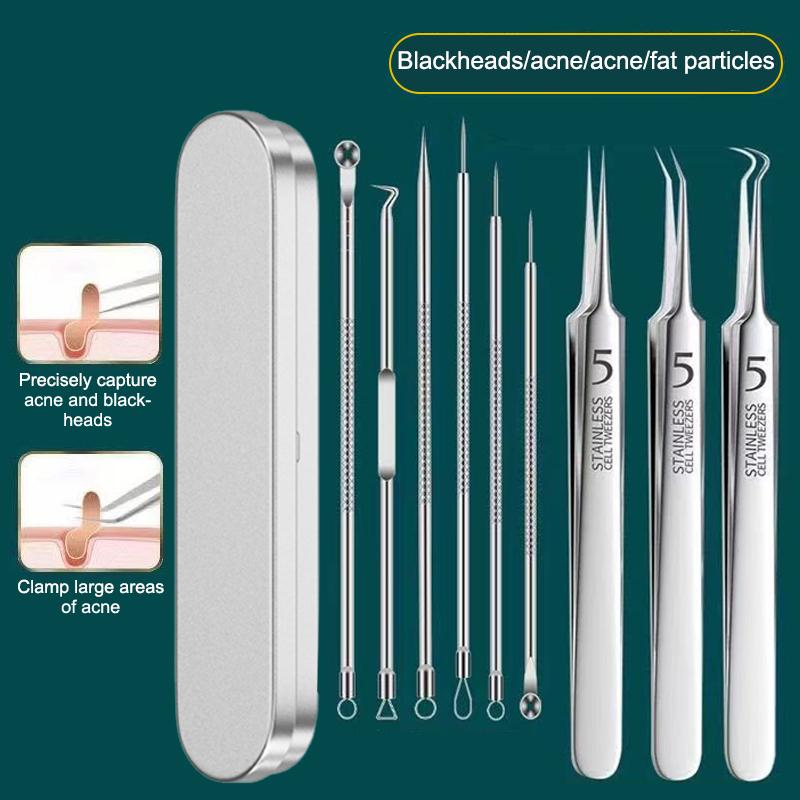 Skincare Acne - 7/8Pcs Blackhead Remover Kit Professional Blackhead