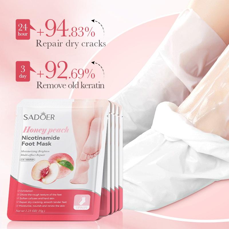 Skincare Indonesia - 1 Pairs SADOER Fruits Foot Mask