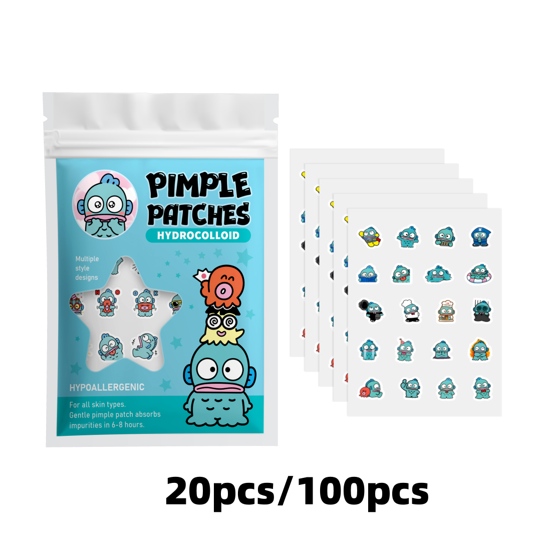 Skincare Acne - Hello Kitty Cute Pimple Patches, 100pcs/20pcsHydrocolloid
