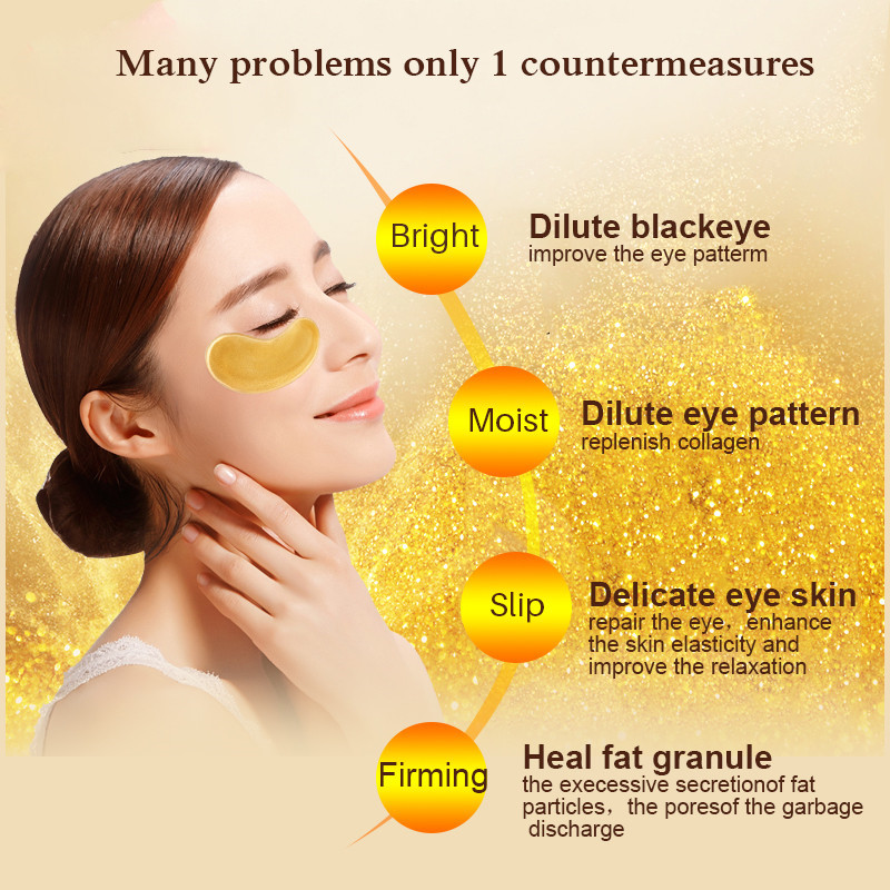 10/20pcs Golden Crystal Collag - Skincare Indonesia 评论和价格