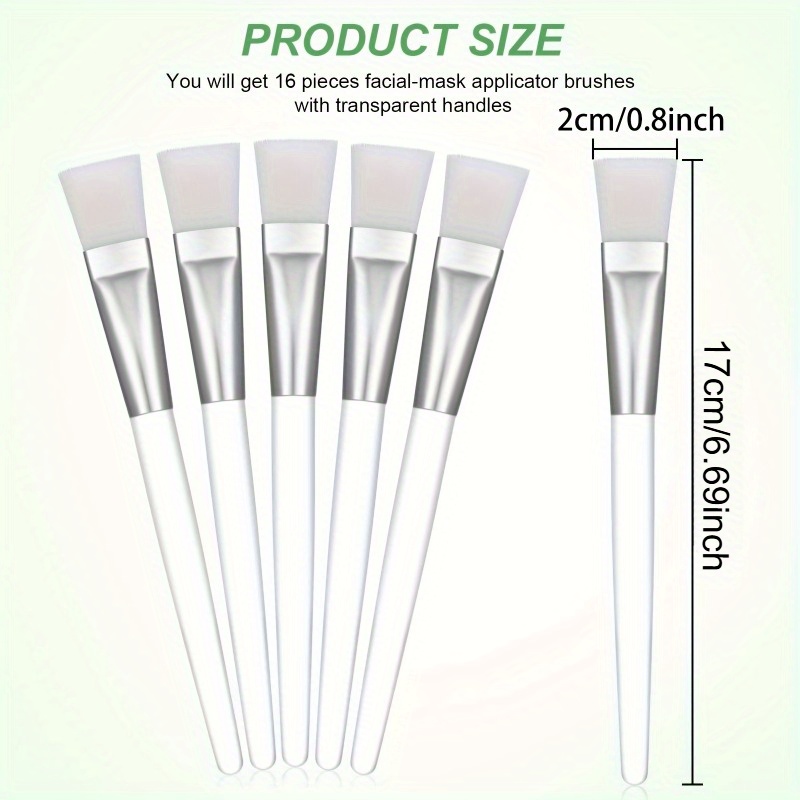 5pcs Soft Facial Mask Brush wi - Skincare Indonesia 评论和价格
