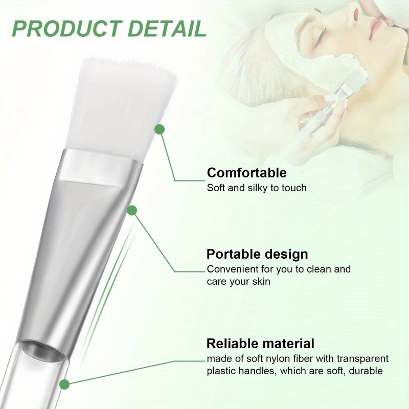5pcs Soft Facial Mask Brush wi - Skincare Indonesia 评论和价格