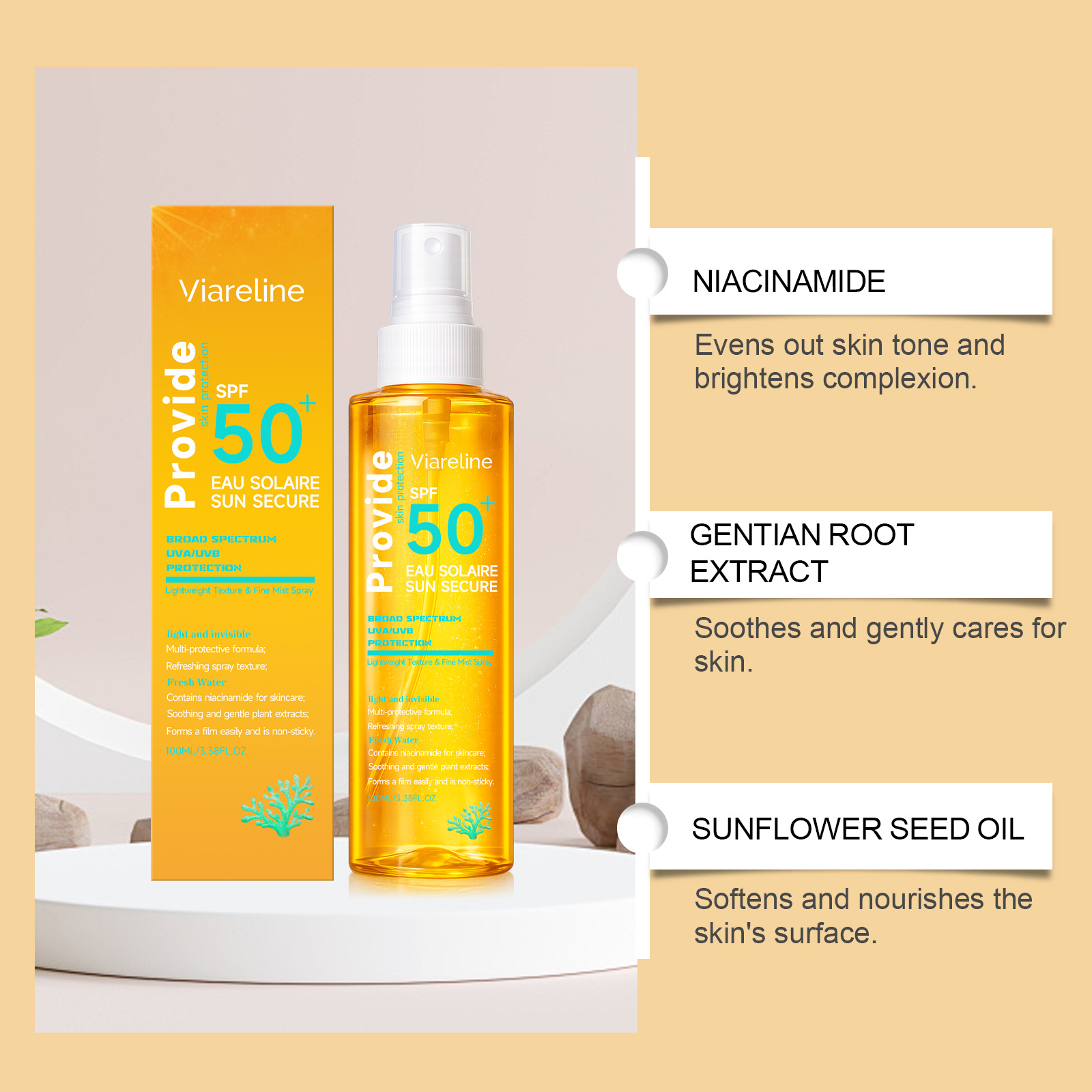 Hydrating  Invisible Sunscreen - Spf 50 Sunscreen 评论和价格