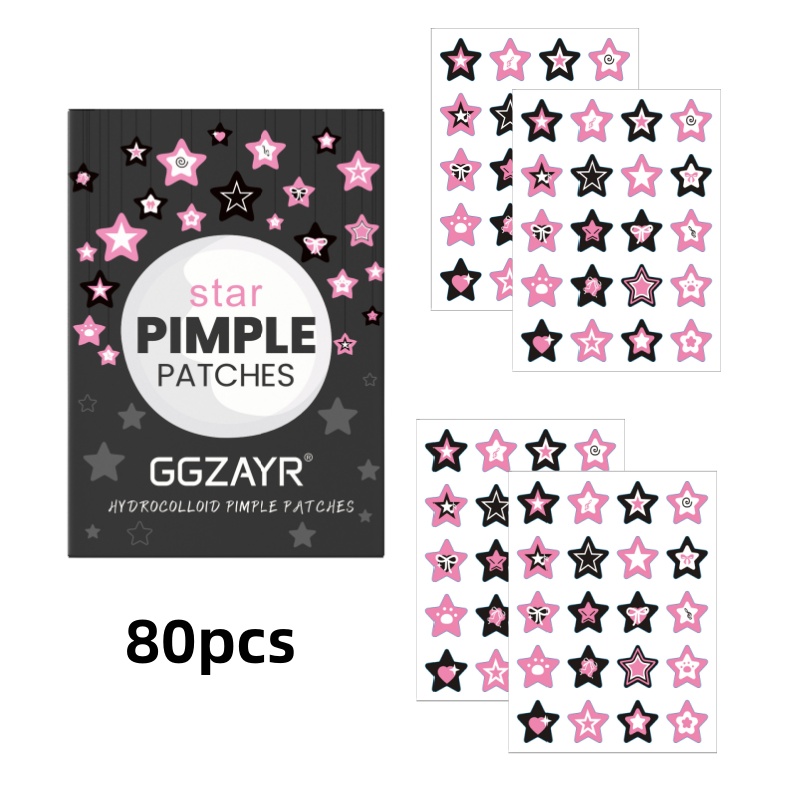 80/160pcs Star Acne Patch Set  - Skincare Acne 评论和价格