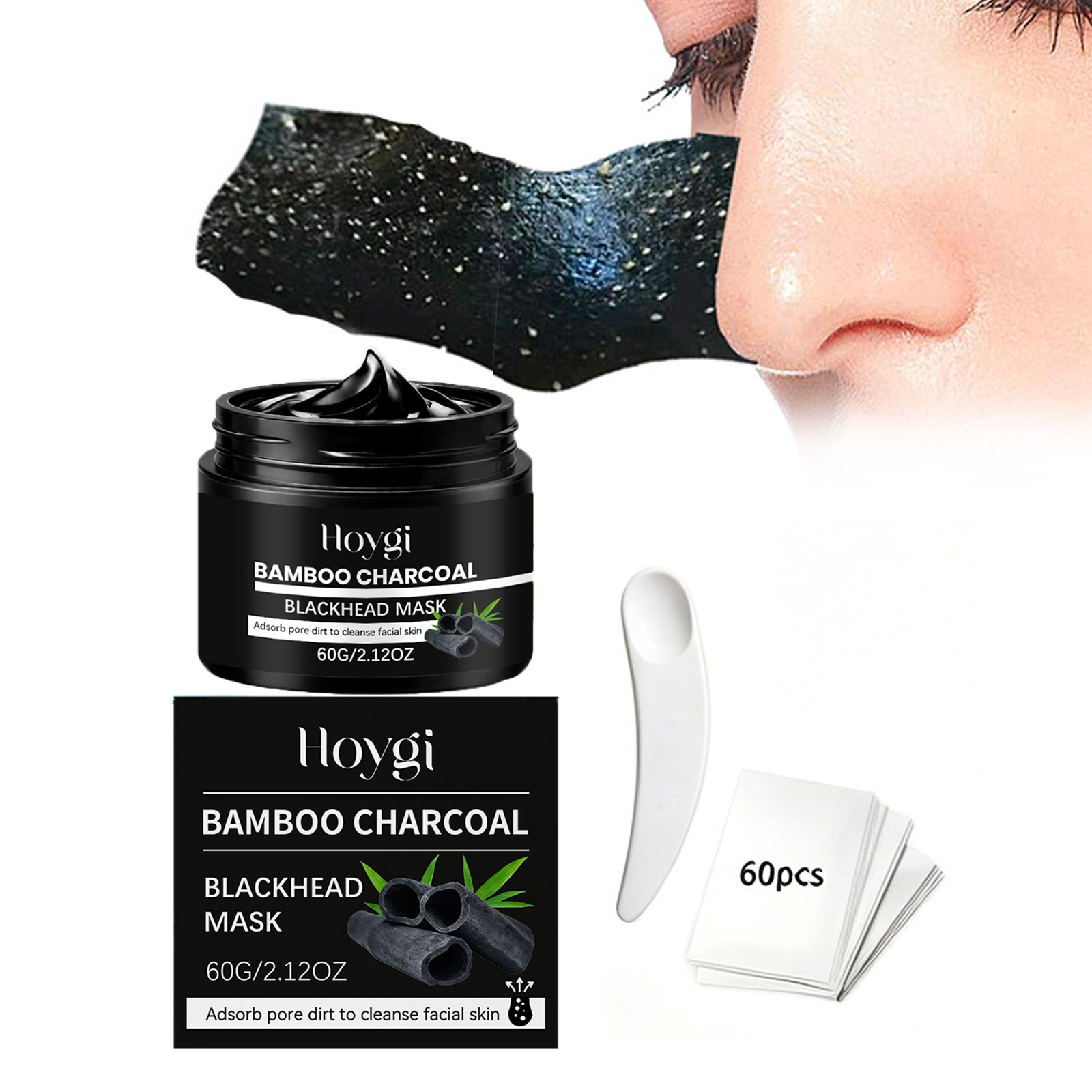 Bamboo Charcoal Blackhead Mask - Skincare Indonesia 评论和价格