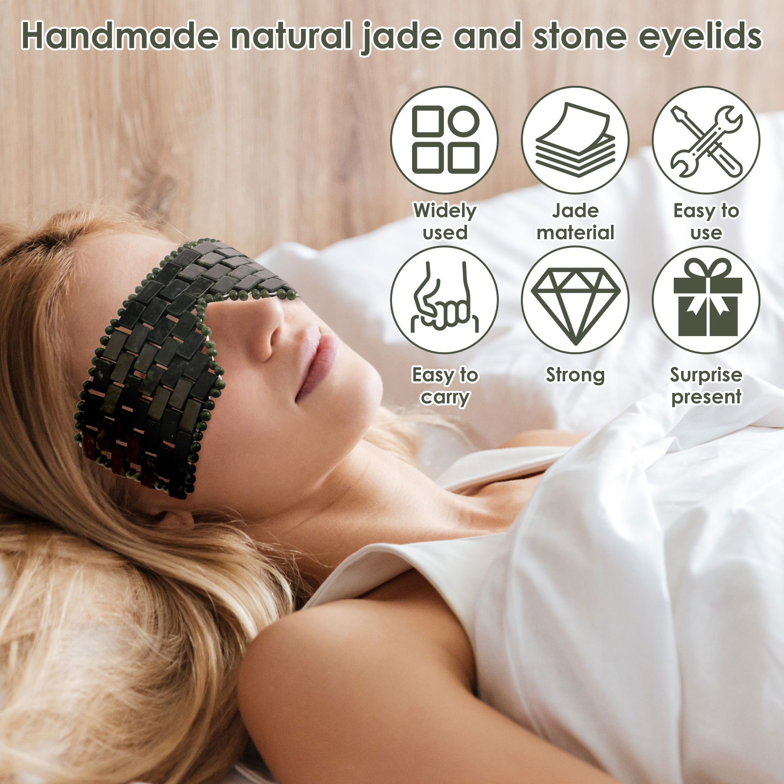 Jade Eye Mask Portable Jade St - Skincare Indonesia 评论和价格