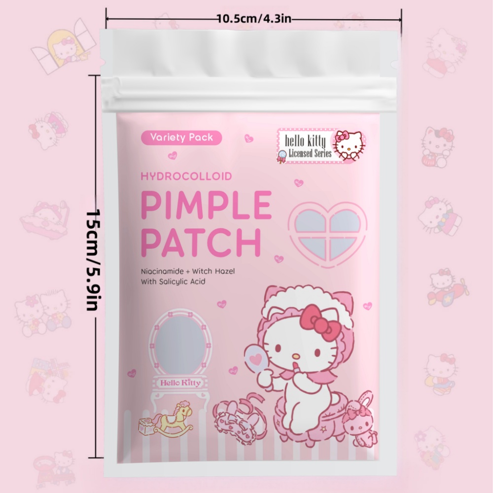 24/72pcs Hello Kitty Hydrocoll - Hydrocolloid Acne Patch 评论和价格
