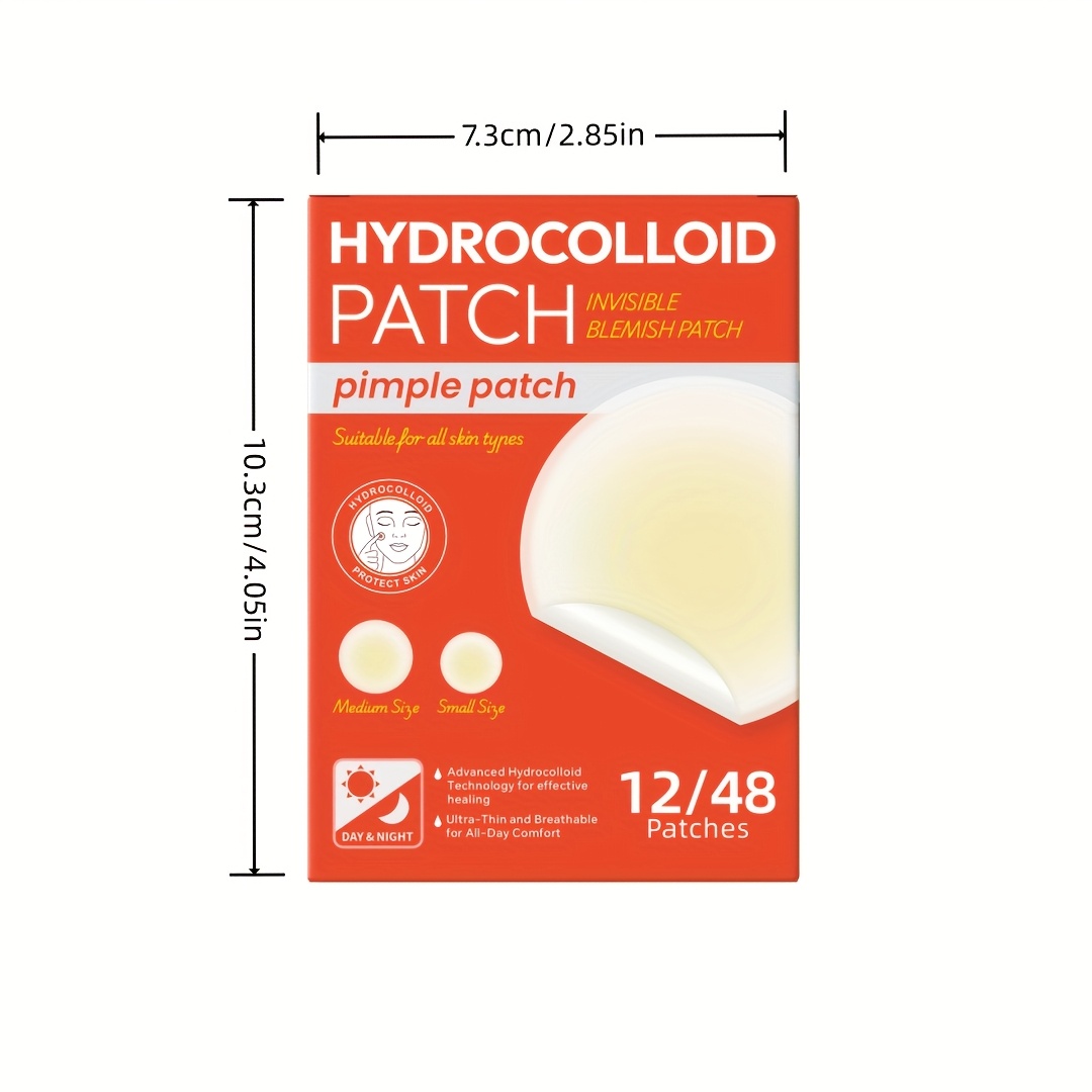 48 PCS Hydrocolloid Acne Patch - Hydrocolloid Acne Patch 评论和价格