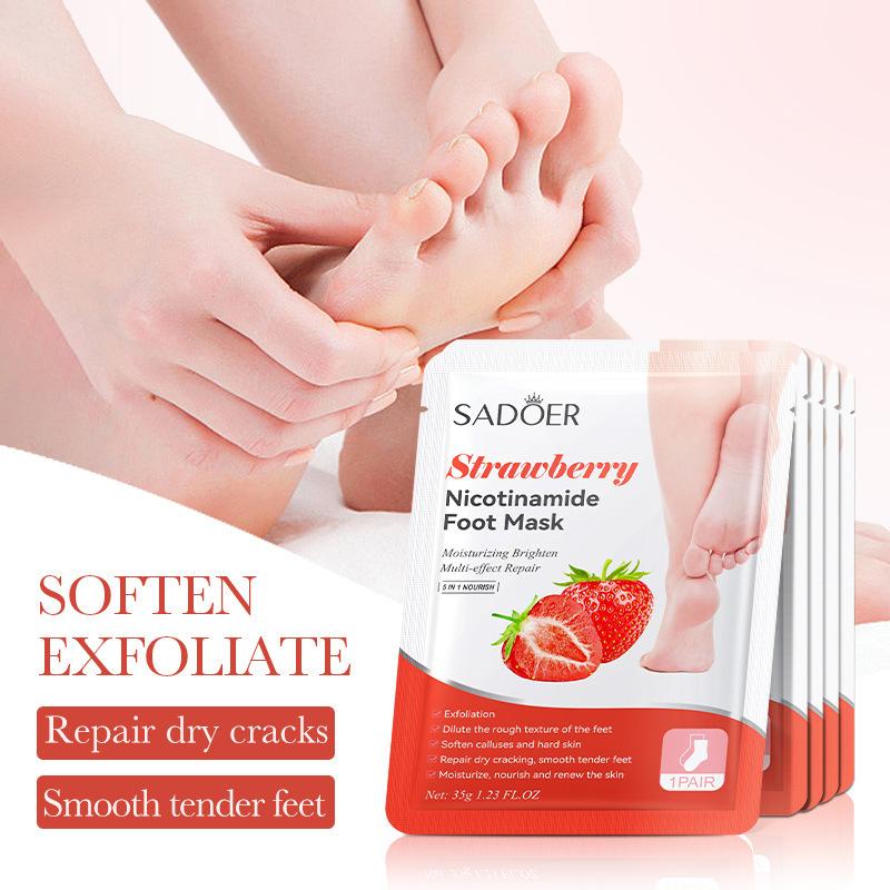 1 Pairs SADOER Fruits Foot Mas - Skincare Indonesia 评论和价格