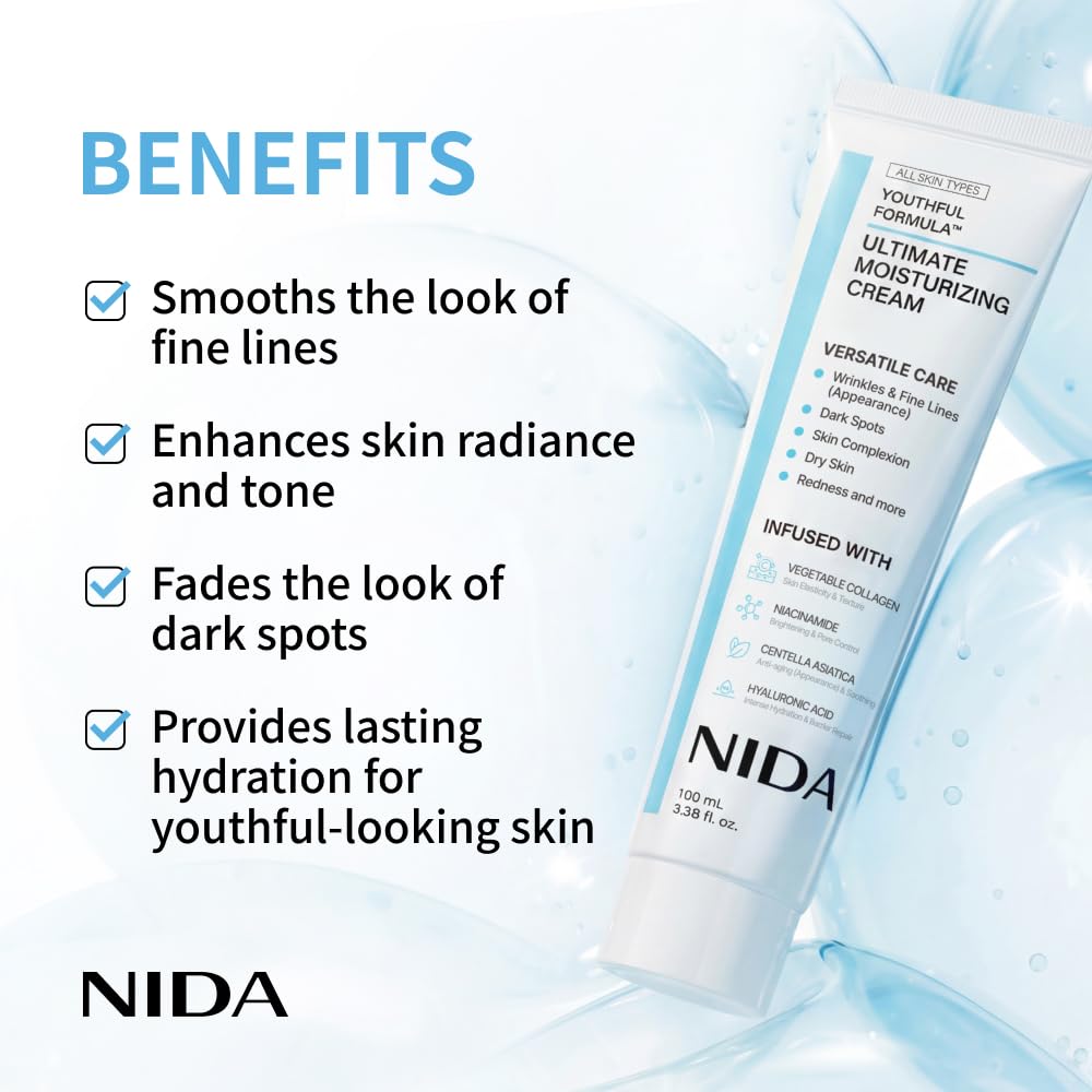 NIDA Moisturizing Cream+Sunscr - Spf 50 Sunscreen 评论和价格