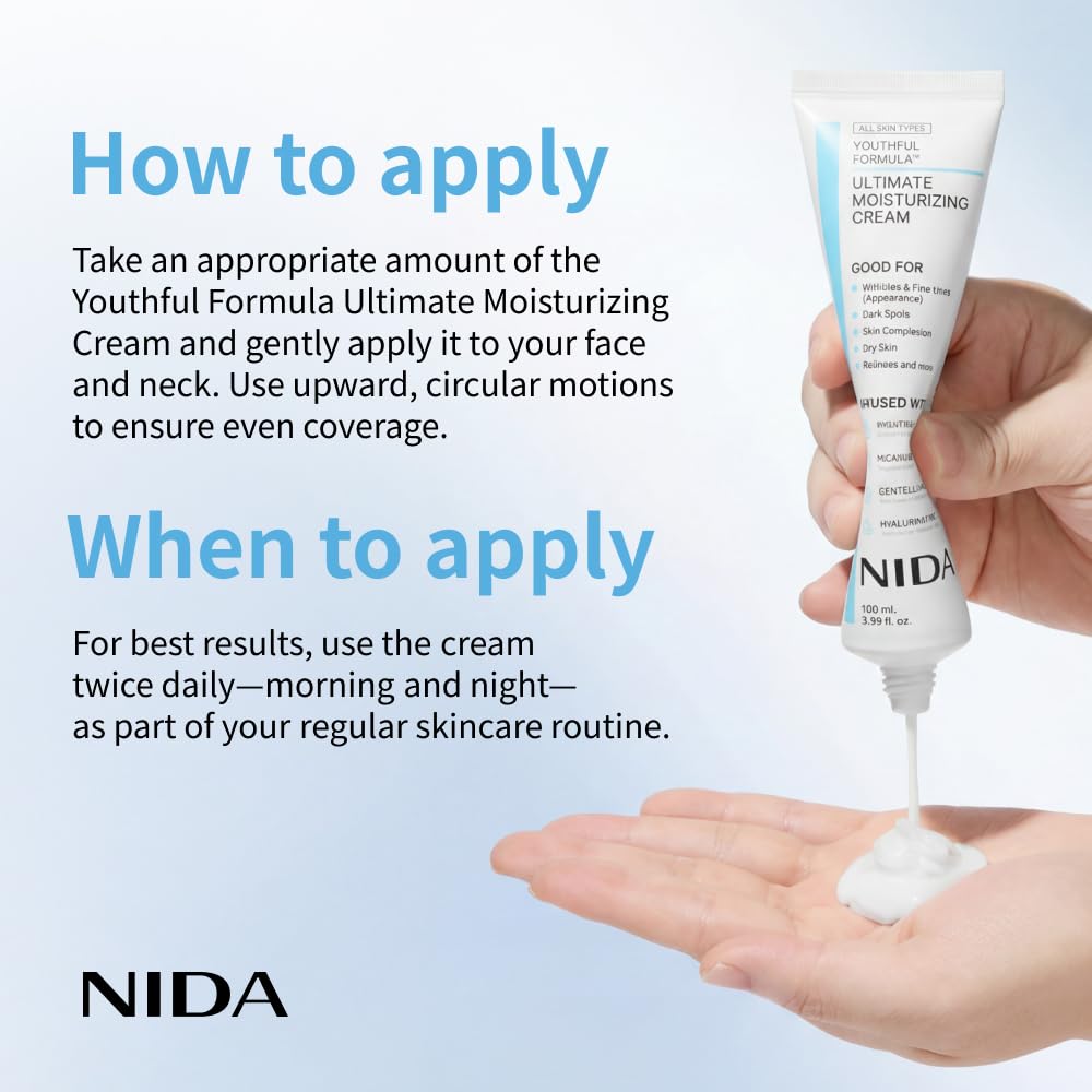NIDA Moisturizing Cream+Sunscr - Spf 50 Sunscreen 评论和价格