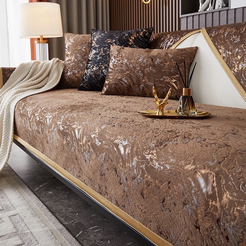 French Bronzing Plush Sofa Cus - Skincare Basic 评论和价格
